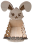 Preview: Osternest aus Holz "Hase"
