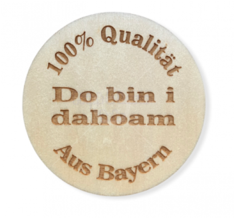 Bierdeckel/Untersetzer mit Spruch 100% Qualität