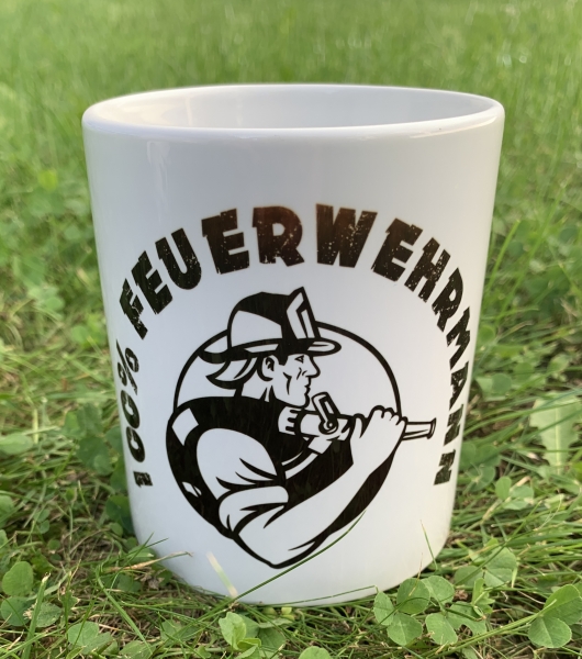 100% FEUERWEHRMANN Tasse