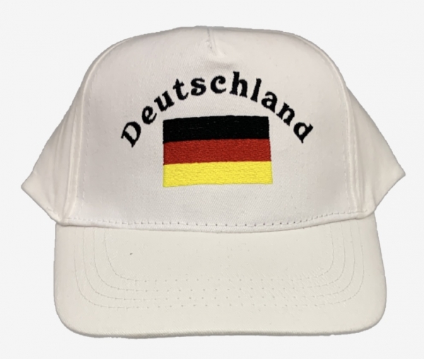 Deutschland Cap/Kappe Weiß für Kinder