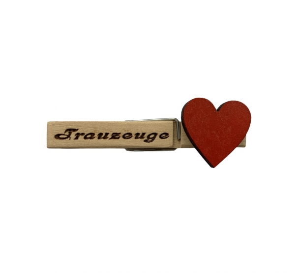 Trauzeuge Wäscheklammer