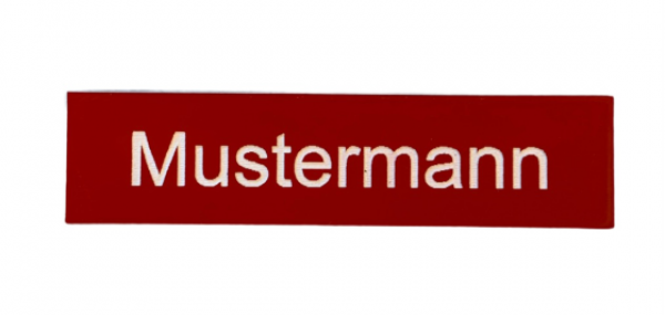 Briefkasten/Klingelschild mit Wunschnamen