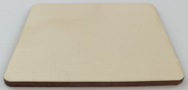 Untersetzer quadratisch aus Holz 10x10 cm