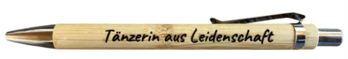 Tänzerin aus Leidenschaft Kugelschreiber aus Holz
