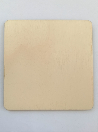 Untersetzer quadratisch aus Holz 10x10 cm