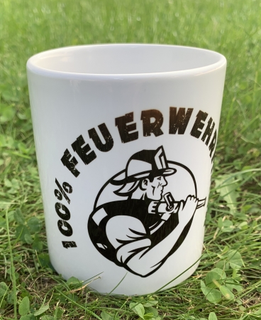 100% FEUERWEHRMANN Tasse