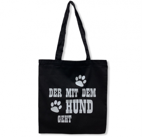 Baumwolltasche "DER MIT DEM HUND GEHT"