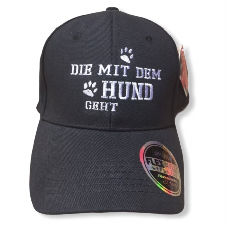 "DIE MIT DEM HUND GEHT" Flex Kappe