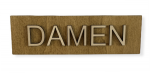 Türschild DAMEN aus Holz