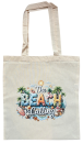 Baumwolltasche "The Beach is Calling"