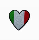 Italien Herz Aufnäher/Patch